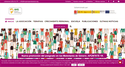 Desktop Screenshot of mujeresparalasalud.org
